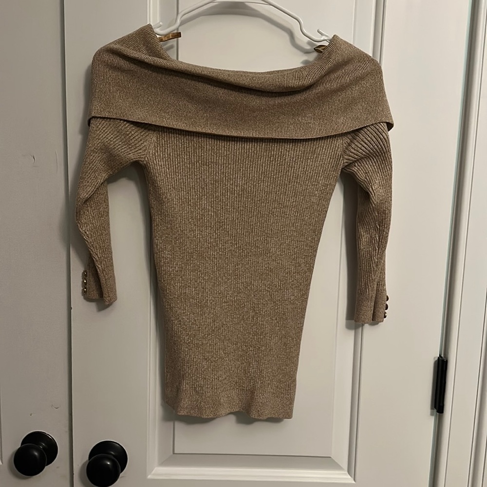 Tan sweater